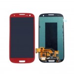 Lcd With Touch Screen For Samsung Galaxy S Iii T999 Red By - Maxbhi Com