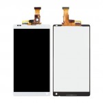 Lcd With Touch Screen For Sony Xperia Zl C6502 White By - Maxbhi Com