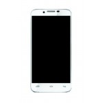 Lcd With Touch Screen For Xolo Q1000 White By - Maxbhi.com