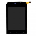 Lcd With Touch Screen For Alcatel Ot903 Black By - Maxbhi Com