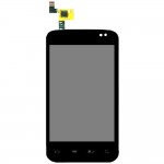 Lcd With Touch Screen For Alcatel Ot983 Black By - Maxbhi.com