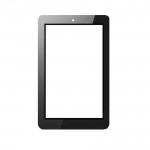 Touch Screen Digitizer For Alcatel One Touch Tab 7 White By - Maxbhi Com