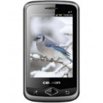 LCD with Touch Screen for Celkon A7 - White