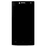 Lcd With Touch Screen For Celkon Campus Crown Q40 Black By - Maxbhi Com