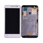 Lcd With Touch Screen For Lenovo A606 White By - Maxbhi Com