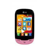 LCD with Touch Screen for LG EGO T500 - Black
