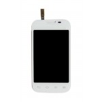 Lcd With Touch Screen For Lg L40 Dual D170 White By - Maxbhi.com