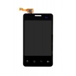 Lcd With Touch Screen For Lg Optimus L3 E405 Black By - Maxbhi.com