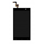 Lcd With Touch Screen For Micromax A104 Canvas Fire 2 Black By - Maxbhi.com