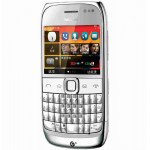 LCD with Touch Screen for Nokia 702T - White