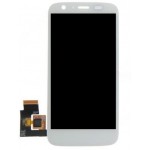 Lcd With Touch Screen For Motorola Moto G 4g White By - Maxbhi Com