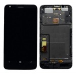 Lcd With Touch Screen For Nokia Lumia 620 Black By - Maxbhi Com