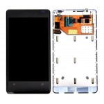 Lcd With Touch Screen For Nokia Lumia 800c White By - Maxbhi Com