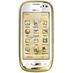 LCD with Touch Screen for Nokia Oro - Black