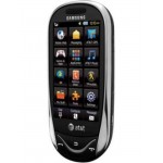 LCD with Touch Screen for Samsung A697 Sunburst - White