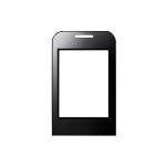 Touch Screen Digitizer For Samsung Chat C3500 Silver By - Maxbhi Com