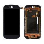 Lcd With Touch Screen For Yota Yotaphone 2 Black By - Maxbhi Com