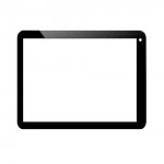 Touch Screen Digitizer For Droitab D03 9 7 Inch Silver By - Maxbhi Com