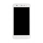 Lcd With Touch Screen For Gionee P4s White By - Maxbhi.com