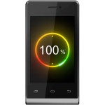 LCD with Touch Screen for Intex Aqua V4 - Black