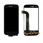 Lcd With Touch Screen For Intex Aqua Slice Black By - Maxbhi Com
