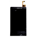 Lcd With Touch Screen For Intex Aqua V4 White By - Maxbhi Com