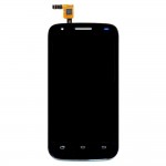 Lcd With Touch Screen For Intex Cloud Y7 Black By - Maxbhi Com