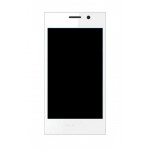 Lcd With Touch Screen For Karbonn A14 White By - Maxbhi.com