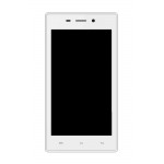 Lcd With Touch Screen For Karbonn A6 Turbo White By - Maxbhi.com