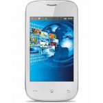 LCD with Touch Screen for Lava Discover 137 - White