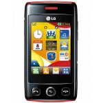 LCD with Touch Screen for LG Cookie T300 - Black