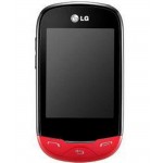 LCD with Touch Screen for LG T500 - Black