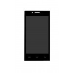Lcd With Touch Screen For Rage Magic 40b White By - Maxbhi.com