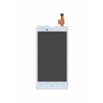 Lcd With Touch Screen For Spice Stellar Mi497 White By - Maxbhi.com