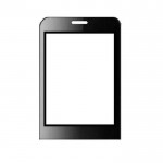 Touch Screen Digitizer For Spice M5565 White By - Maxbhi Com