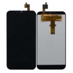 Lcd With Touch Screen For Intex Aqua 4g Plus Black By - Maxbhi Com