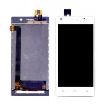 Lcd With Touch Screen For Intex Aqua Power Plus White By - Maxbhi Com