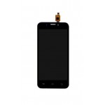 Lcd With Touch Screen For Intex Aqua Q4 Black By - Maxbhi.com