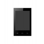 Lcd With Touch Screen For Karbonn A104 White By - Maxbhi.com
