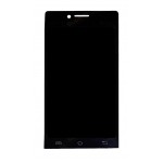 Lcd With Touch Screen For Lava Iris 444 Black By - Maxbhi Com
