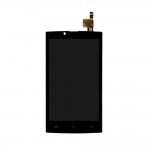 Lcd With Touch Screen For Spice Xlife 404 Black By - Maxbhi Com