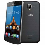 LCD with Touch Screen for Tecno M6 - Silver