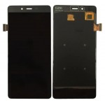 Lcd With Touch Screen For Wiko Highway Pure 4g Black Grey By - Maxbhi Com