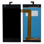 Lcd With Touch Screen For Xolo Cube 5 0 2gb Black By - Maxbhi Com