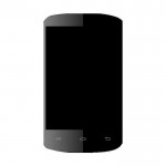 Lcd With Touch Screen For Zen P45 Play Black By - Maxbhi Com