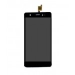 Lcd With Touch Screen For Lava P7 Black By - Maxbhi.com