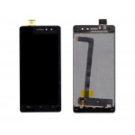 Lcd With Touch Screen For Lava X11 Black By - Maxbhi Com