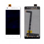 Lcd With Touch Screen For Lava X11 White By - Maxbhi Com
