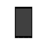 LCD with Touch Screen for Intex Aqua Q7 Pro White