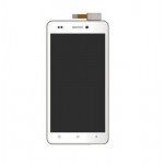 Lcd With Touch Screen For Intex Cloud V White By - Maxbhi.com